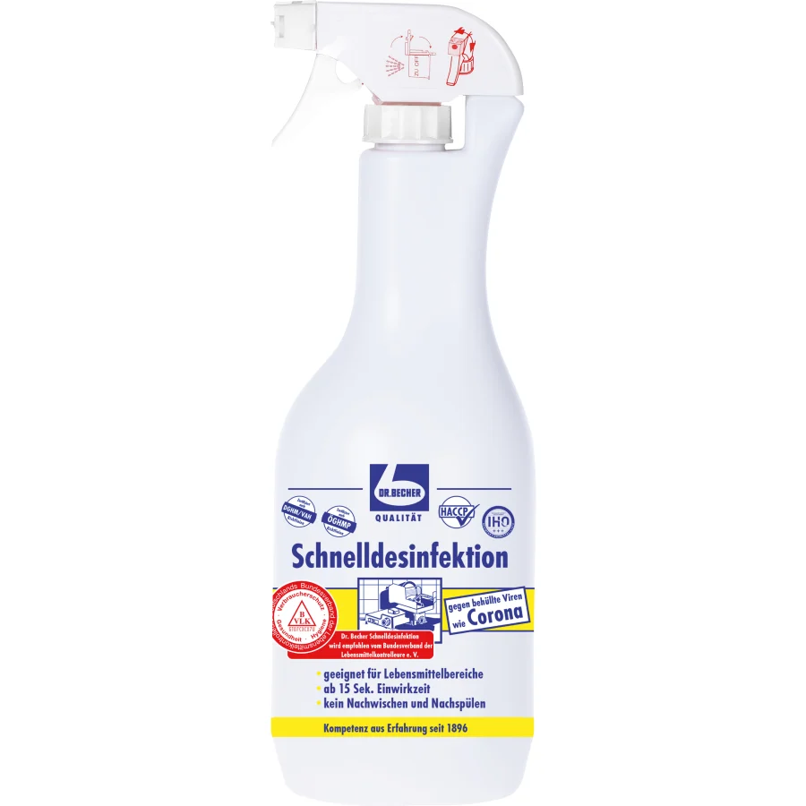 Becher, Schnelldesinfektion 1L