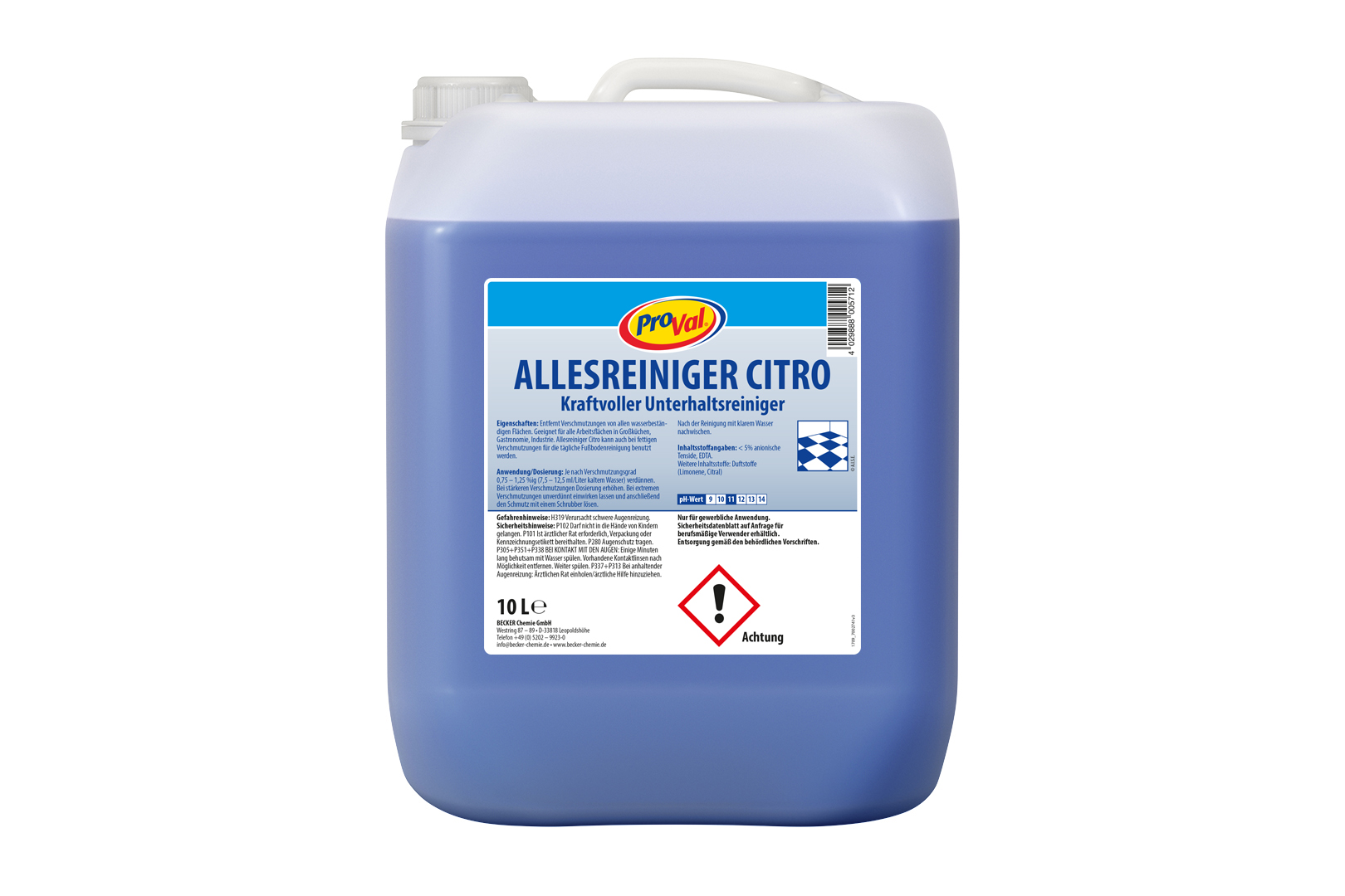 BECKER ProVal Allesreiniger Citro 10l (100521-010-000)