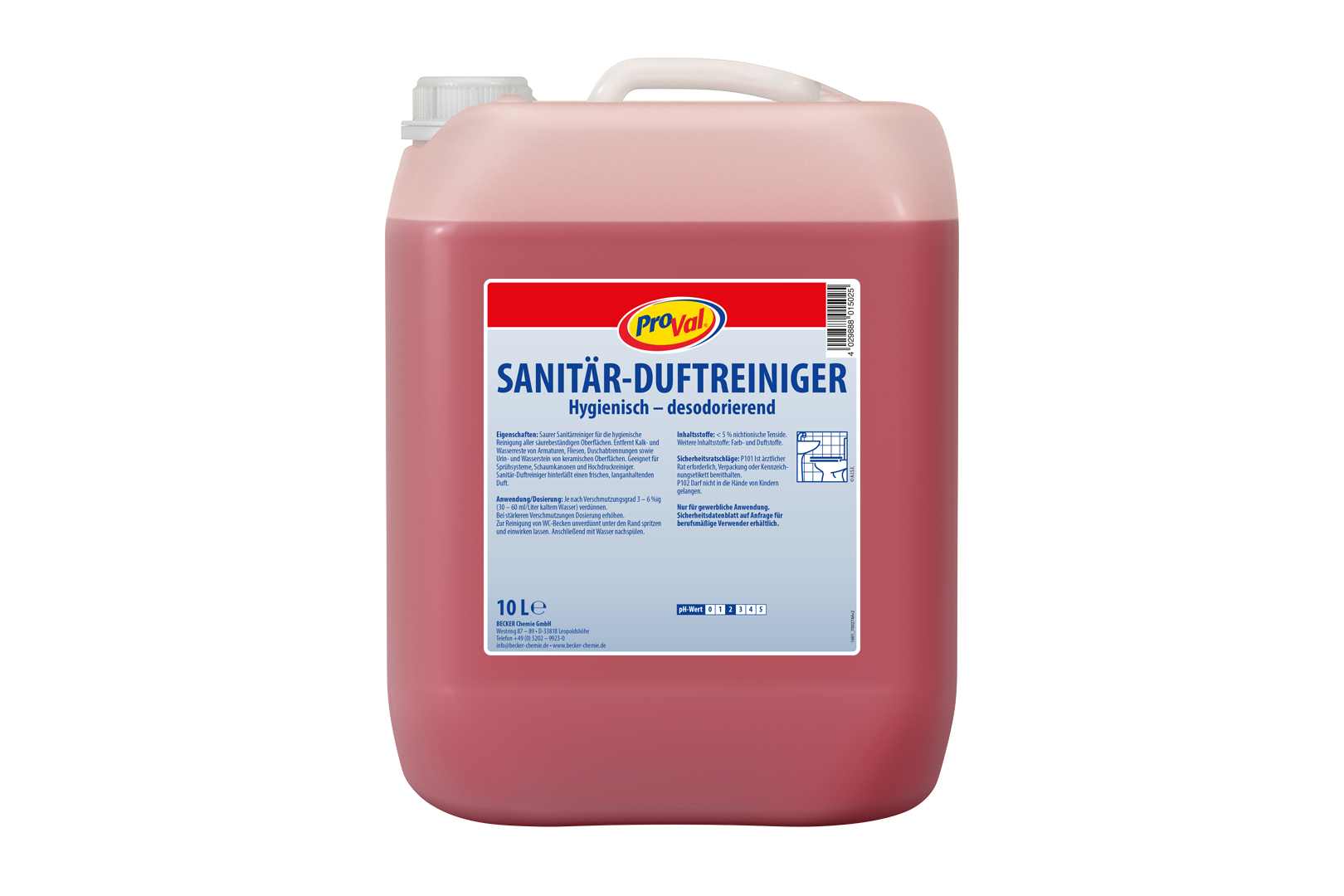 Becker, ProVal Sanitärduftreiniger 10L 100503-010-000