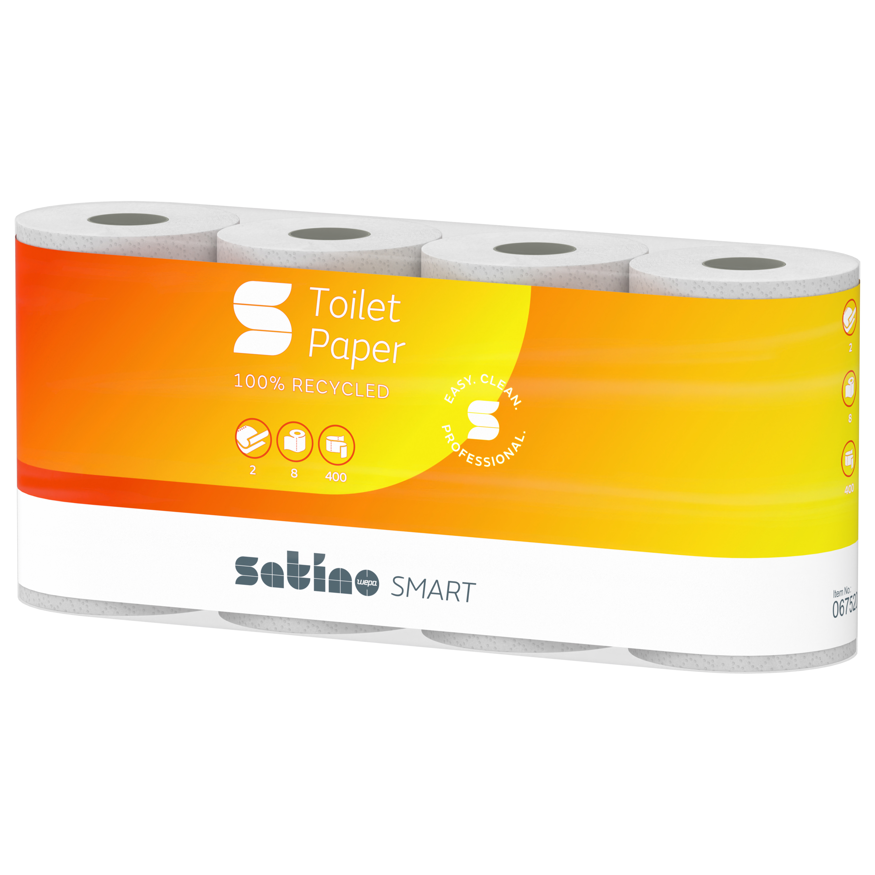 Satino, Smart Topa 2-lg. weiß Art.067520