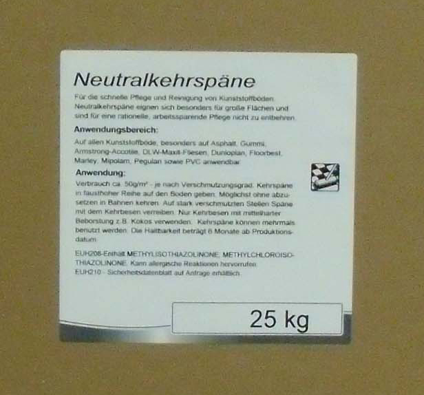 Kehrspäne neutral 25kg