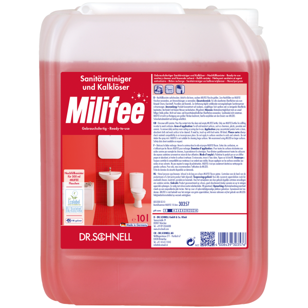 Dr.Schnell, Milifee  10L   Art.30357 Sanitärreiniger