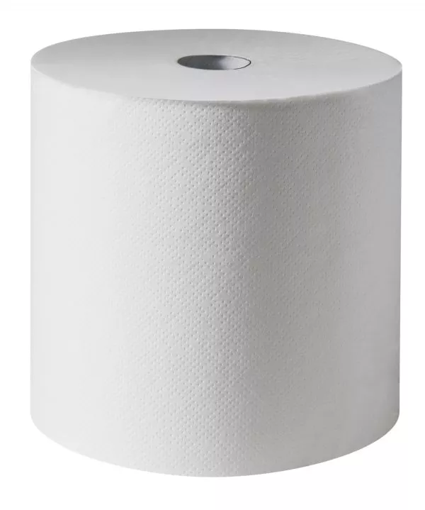 Temca, Handtuchpapier-Rolle Racon  2-lg. hweiß  Art.075894-01 6x300m, 20,3cm, Zellstoff, Premium