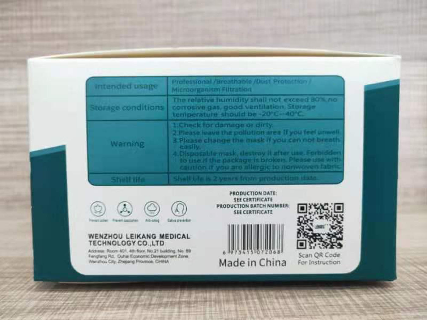 Bild 4 FFP2 Maske - CE zertifiziert