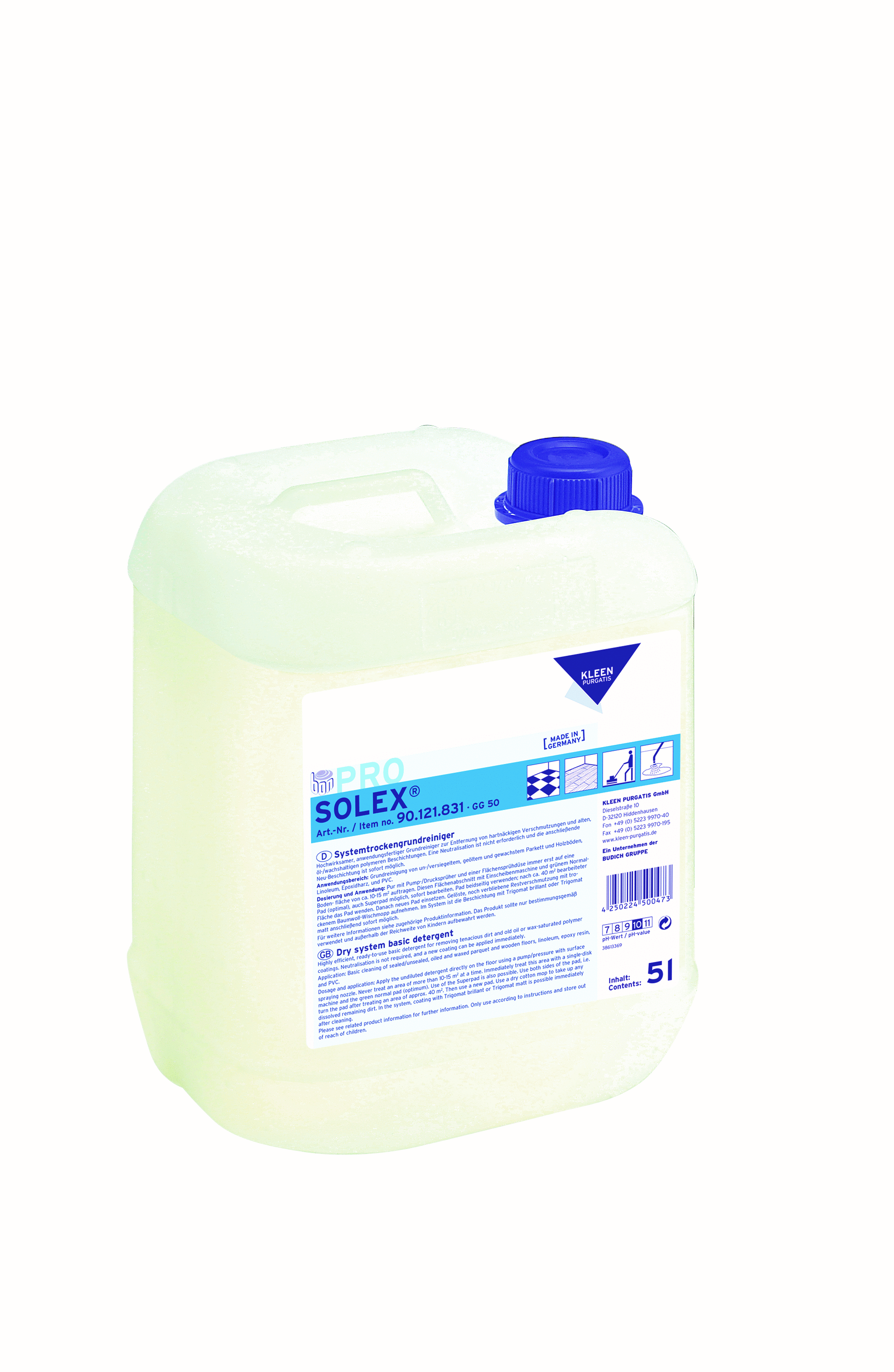 Kleen Purgatis Solex Systemtrocken-Grundreiniger 5l (121.831)