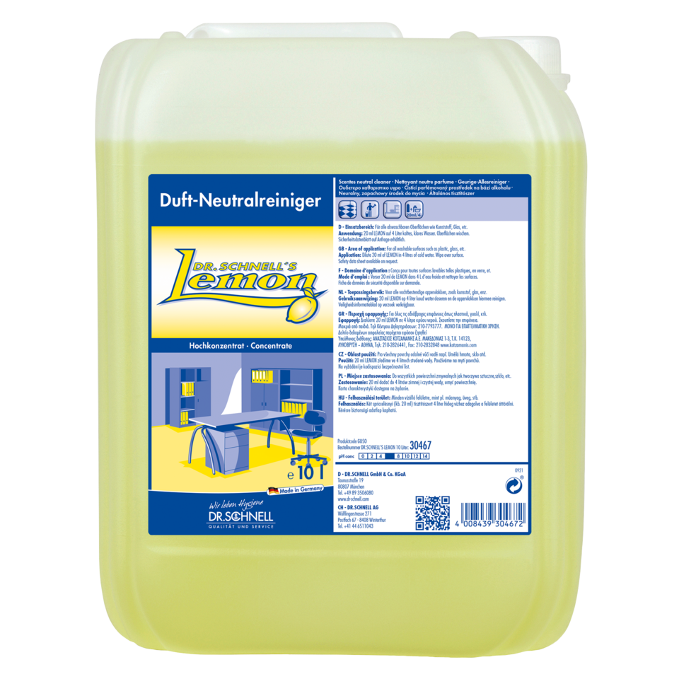 Dr. Schnell's Lemon Duft-Neutralreiniger 10l (30467)