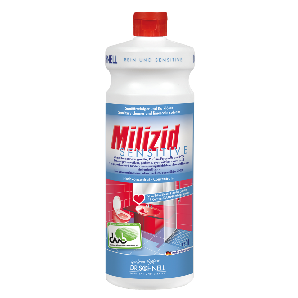 Dr. Schnell Milizid Sensitive Konzentrat Sanitärreiniger 1l (00984)