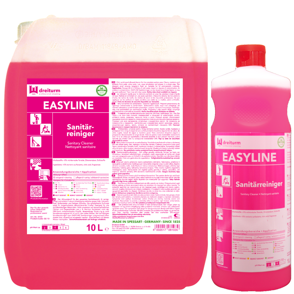 Dreiturm, EASYLINE Sanitärreiniger 1L  Art.8003 1 VE = 12 Fl.