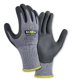 Bild 3 teXXor® black touch Nylon-Strickhandschuhe schwarz