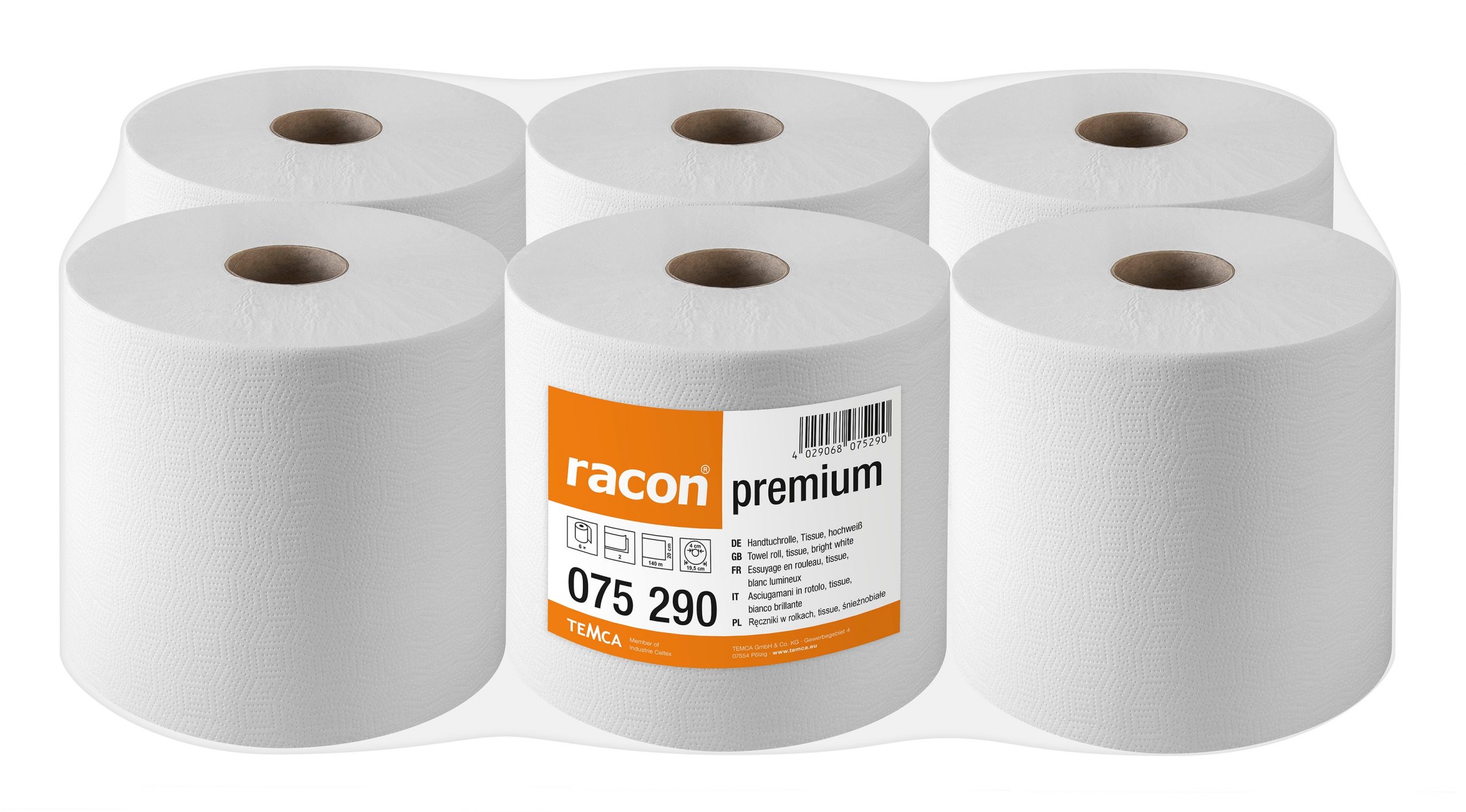Temca, HP-Rolle racon 2-lg. hw Art.075214-01